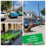 Wunderschöne Bunte Autos Auf Kuba