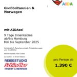 AIDAGroßbritannien U Norwegen Mai Sep25