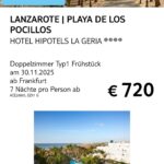 TUI LANZAROTE 30.11.25
