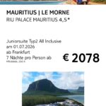 TUI MAURITIUS LE MORNE 1.7 P1