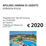 Apulien Robinson 10.9. P1 Apulien Robinson 10.9. P1