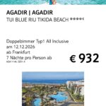TUI Agadir 12.12 TUI Agadir 12.12